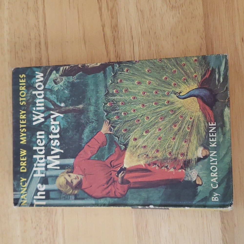 Vintage Nancy Drew, The Hidden Window Mystery,  Book 34, copyright 1956